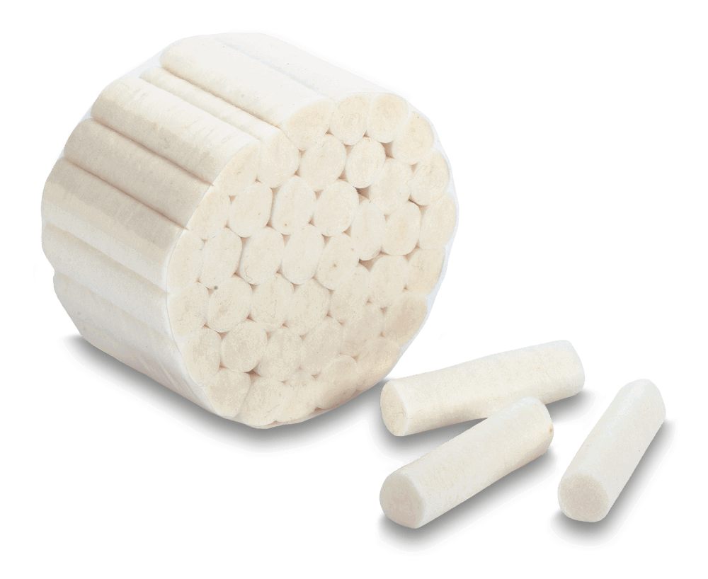 Dental Watterollen, Größe 2 (Ø 1,0 cm)