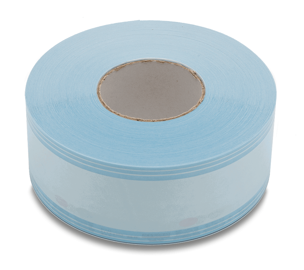 Sterilisationsrollen mit Indikator, 55 mm Breite